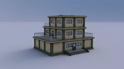 Armory 03 Low-poly  3D model
