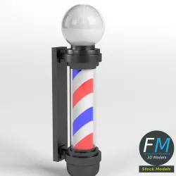 Barber Pole 3D model