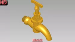 Bibcock (Autodesk Inventor 2012)