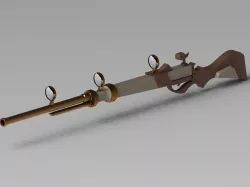 Caitlyn Rifle 3D model