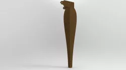 Can someone flatten the curved side?