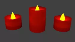 Candle 3D model