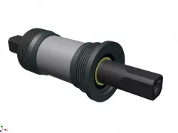 Cartridge bottom bracket 68mm square L131.5mm for bicycle