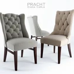 Chairs Pracht Diana and Carla 3D model
