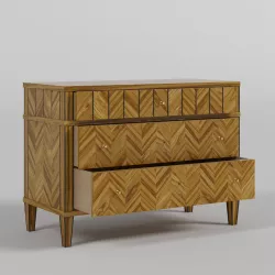 Chest of drawers Louvre Comode Rooma Design 3D model