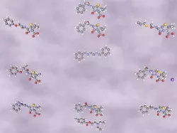 Collection of  antibiotics based on Penicillin G 3D model