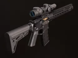 Colt AR-15 Low-poly  3D model