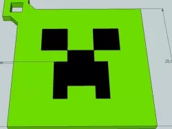 Creeper Keychain