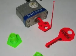 Customizable Safe / House / Padlock keys
