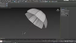 Cute umbrella 3D model