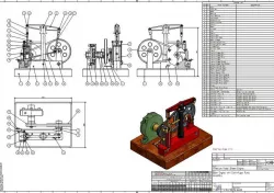 D.I.Y :- Mini Steam Engine with Horizontal Beam and Centrifugal Pump
