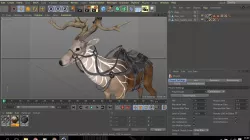 Deer Unity Game AR VR Model Low Poly Design Low-poly  3D model