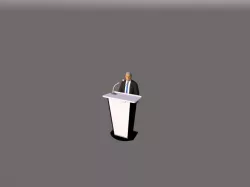 dias podium 3D model