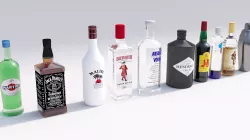 drinks 3D model