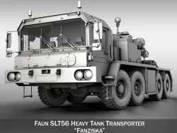 Faun STL-56 Tractor 3D model