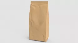 Food Pouch Fold Low-poly  3D model