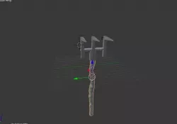 fork for work 3D model