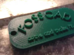 FossCAD Keychain