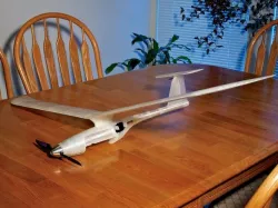Fully 3D printed modular RC Sailplane.