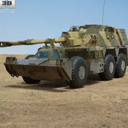 G6 howitzer 3D model