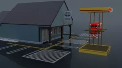 Gas Station 3D model