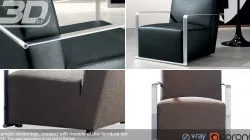 Gentar Sofa 3D model
