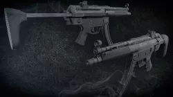 HK MP5 A3 Low-poly  3D model