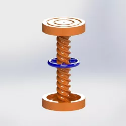 Inspired by gravity screw