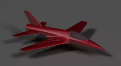 Jet fighter RC model