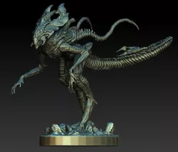 King alien statue  3D model