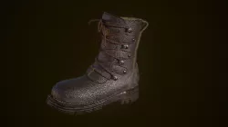 Leather boot 3D model
