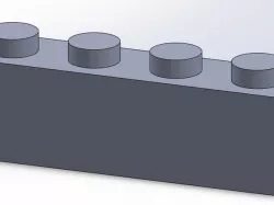 Lego Brick 1x4