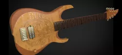 Leviathan Art Nouveau 7 String Custom Guitar 