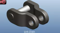  Link of a Chain (Pro E Wildfire 5.0)