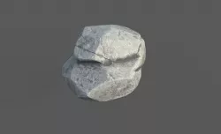 Low Poly Rock 1 Game Ready Model Low-poly  3D model