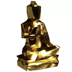 Lowpoly Buddha Low-poly  3D model