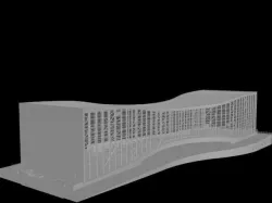 mellat cinema 3D model