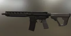 Mk18 Assault Rifle Low-poly  3D model