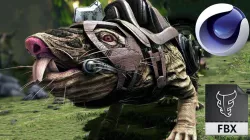 MoleRat Unity Game AR VR Model Low Poly Design Low-poly  3D model
