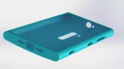 Nokia Lumia 920 Case. 100% scale.