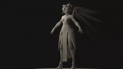 Overwatch Mercy 3D model
