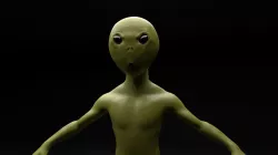 PBR Alien Sci - Fi Low Poly Low-poly  3D model