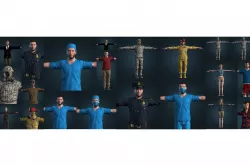 People Low-poly  3D model