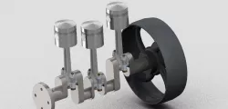 Piston and Connecting Rod Assembly