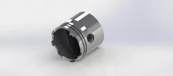 PISTON DESIGN OF V8 ENGINE