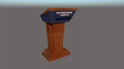 podium 3D model