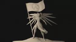 Rigged Mercy 3D model
