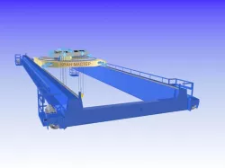 rotating trolley crane