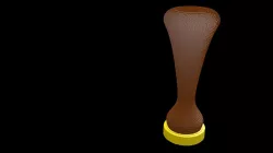 Rubber Stamp voxel 2 3D model