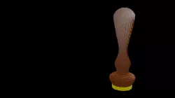 Rubber Stamp voxel 3 3D model